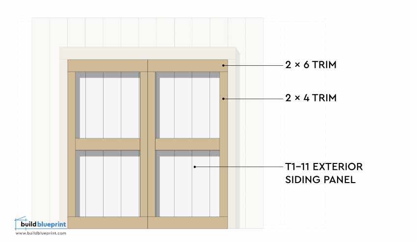 double door build DIY plan