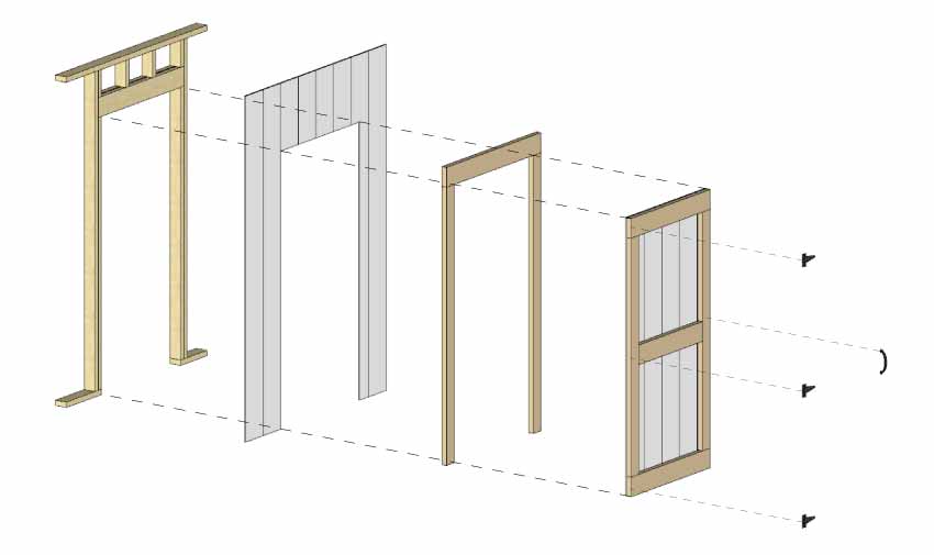 shed door assembly instruction