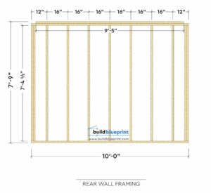 8x10 Garden Shed Plans - Build Blueprint