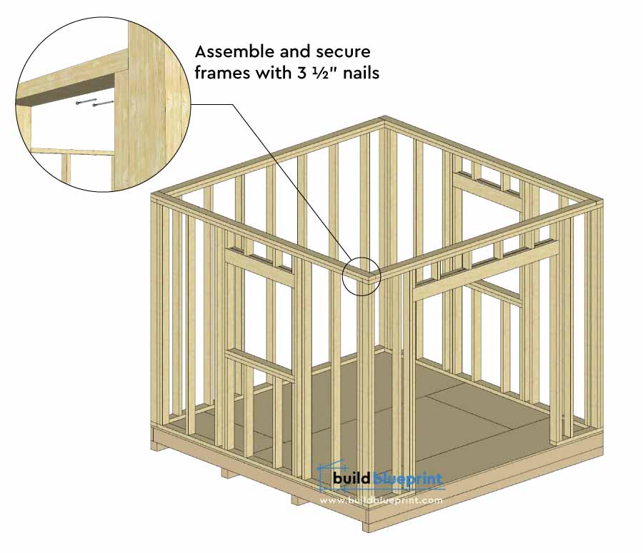 wall frame assembly