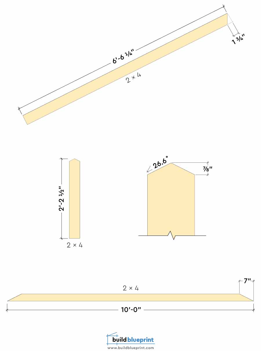 shed roof truss plan