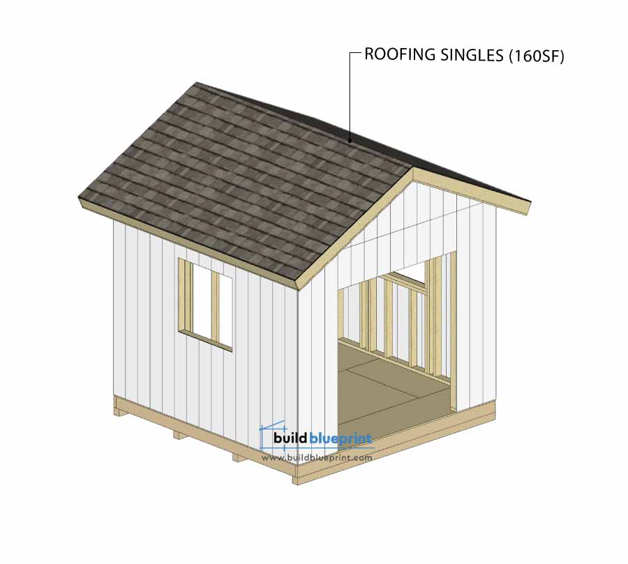 10 x 10 shed roof plan