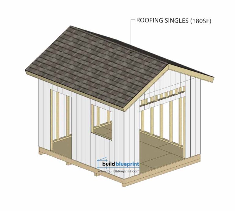 12x10 Garden Shed Plans - Build Blueprint