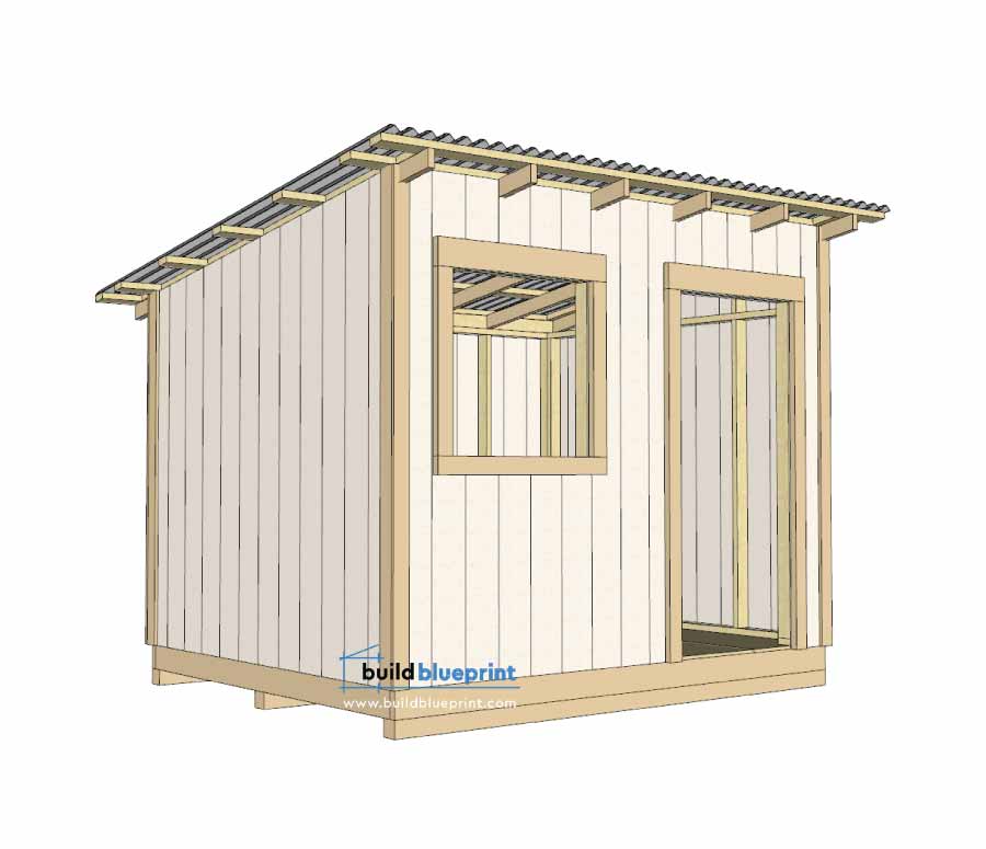 shed door frame and window trim