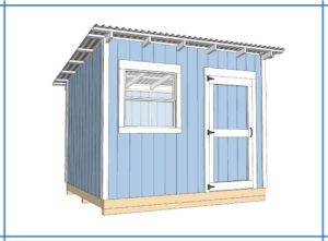 how to build 8x10 lean to shed