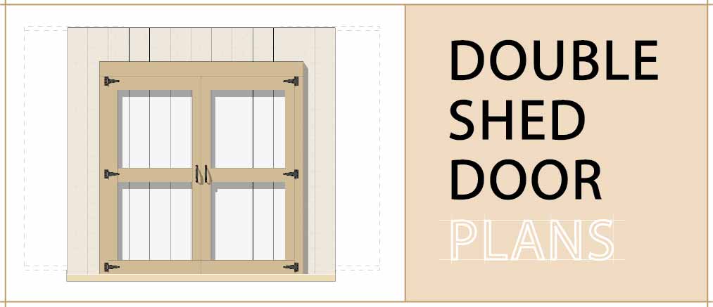 Shed Double Door Plan Library