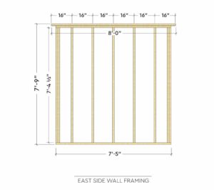 8x10 Garden Shed Plans - Build Blueprint