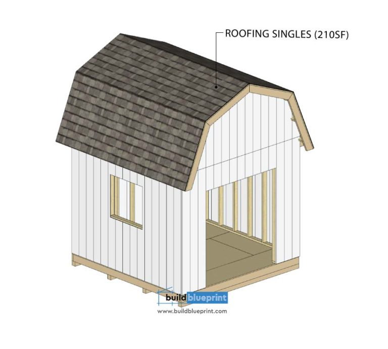 10x10 Barn Shed Plans - Build Blueprint