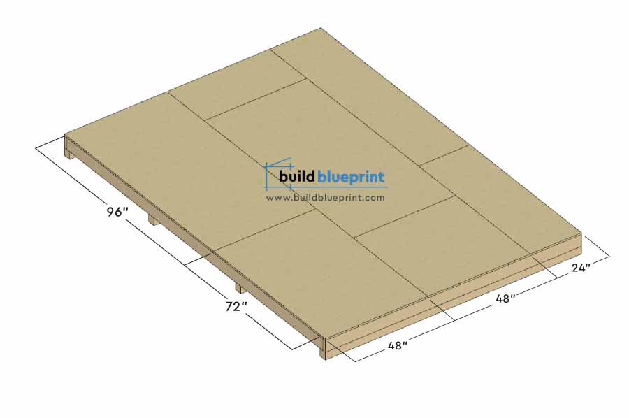 14x10 shed floor panel layout