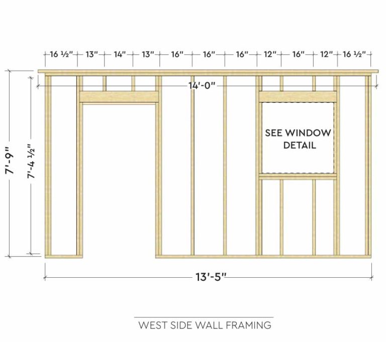 14x10 Garden Shed Plans - Build Blueprint