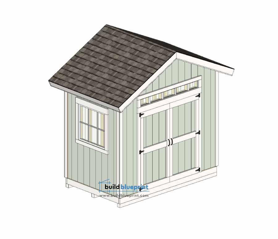 6x10 Garden Shed free plans
