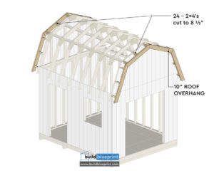 12x10 Barn Shed Plans - Build Blueprint