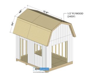 12x10 Barn Shed Plans - Build Blueprint