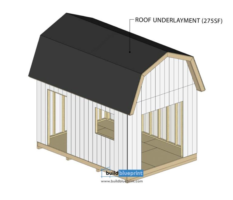 14x10 Barn Shed Plans - Build Blueprint