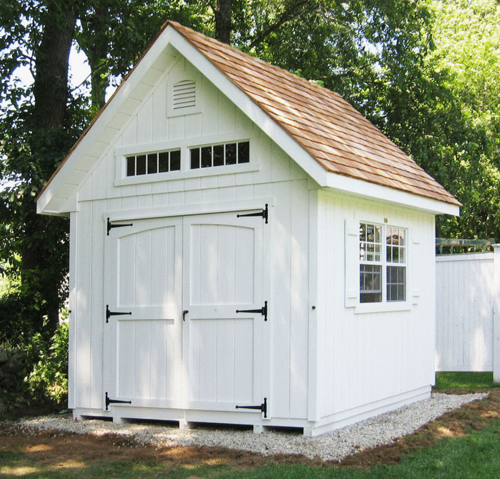 10x10 gable roof shed build
