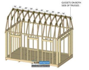 16x10 Barn Shed Plans - Build Blueprint