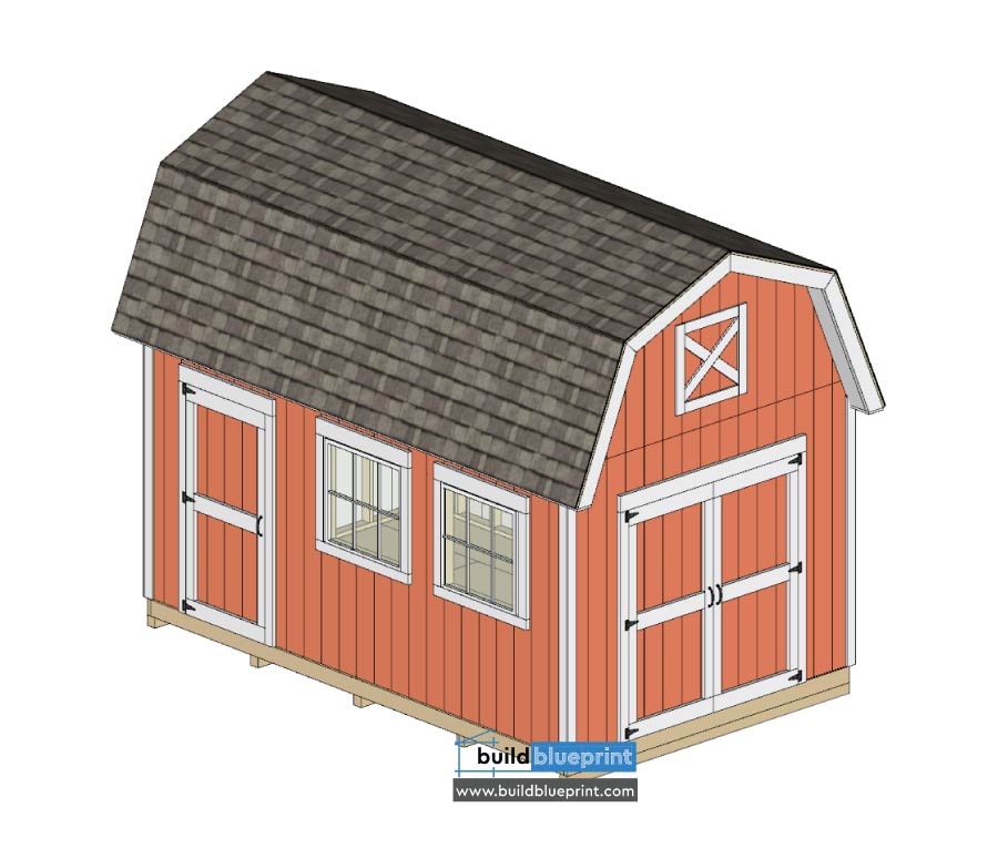 How to Build 16x10 Barn Shed Plans