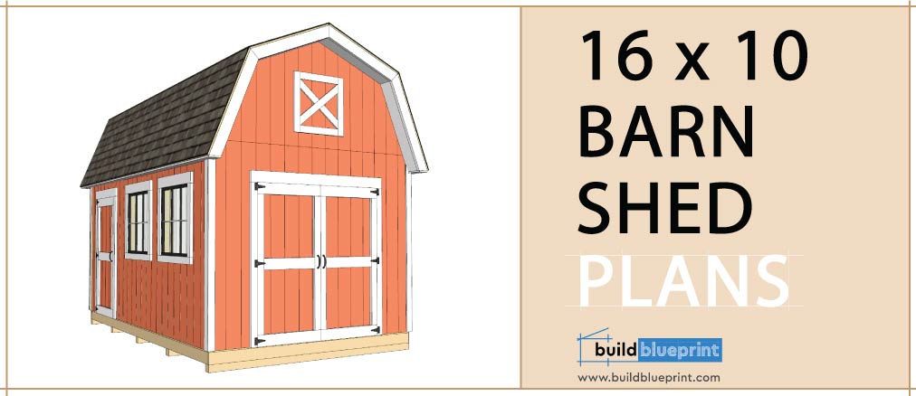 14x10 Barn Shed Plans Free