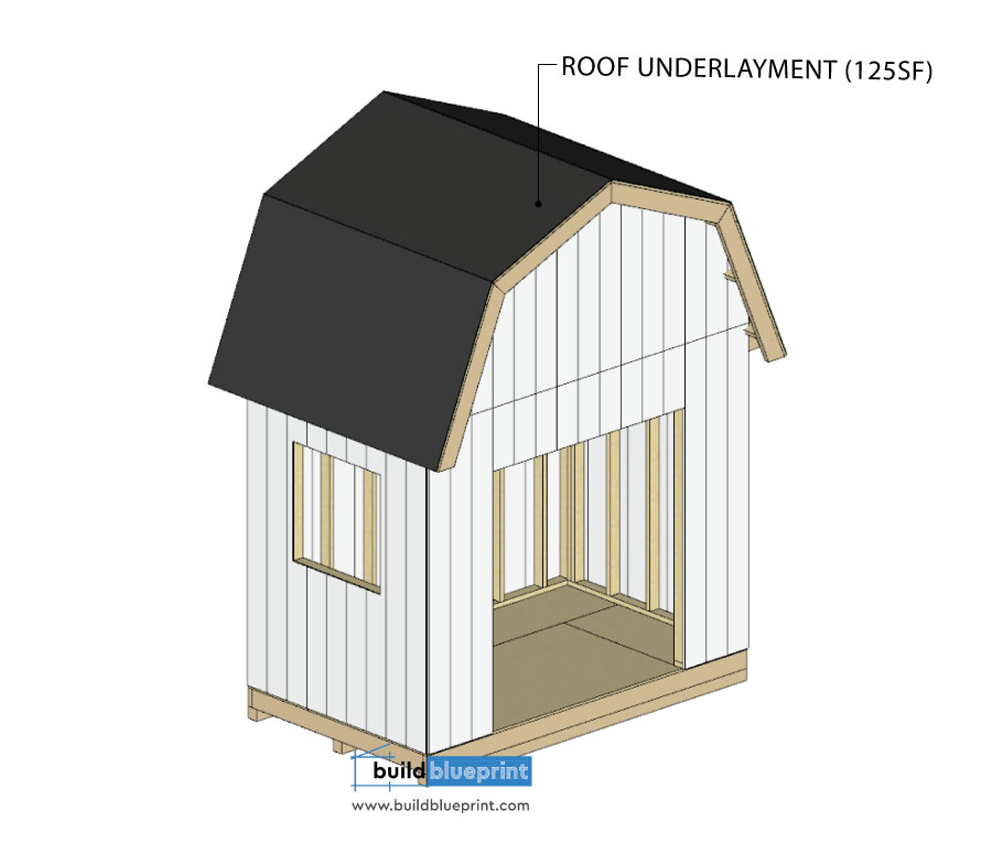 6x10 Barn Shed Underlayment Dimensions