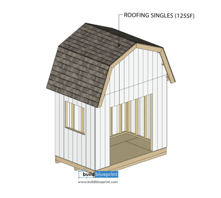 6x10 Barn Shed Plans - Build Blueprint