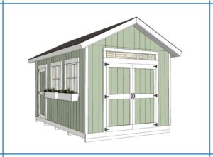 how to build a 16x10 garden shed