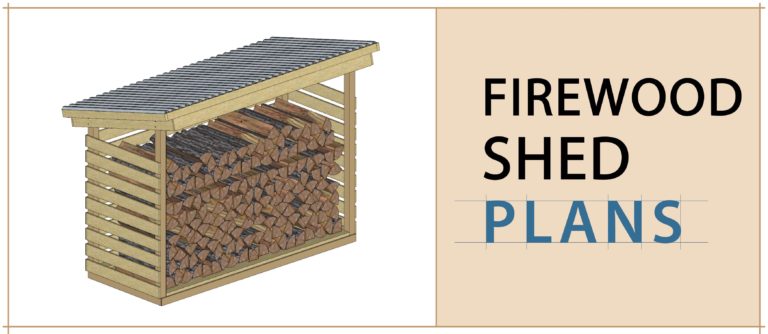 firewood shed plans