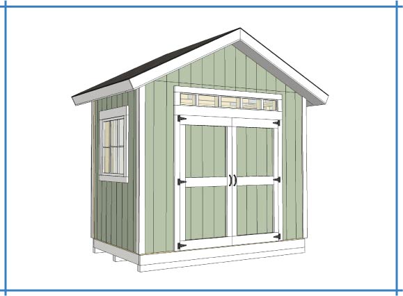 lean to tool shed plans