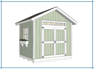 how to build a 8x10 garden shed