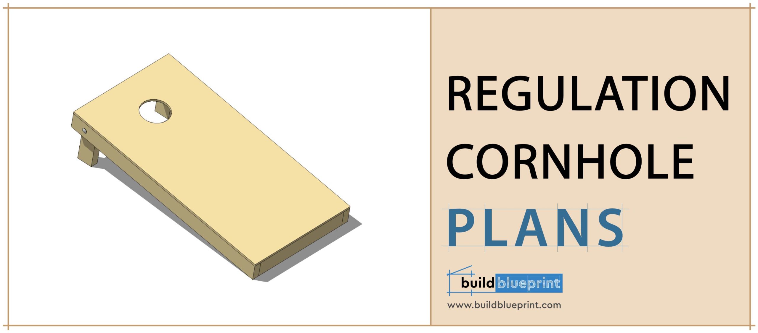 Cornhole Board Plans - Build Blueprint