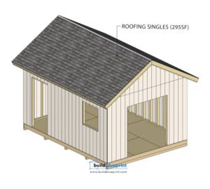 12x16 Shed DIY Plans - Gable Roof - Build Blueprint