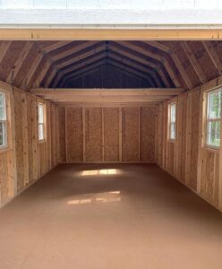 maximize shed interior space