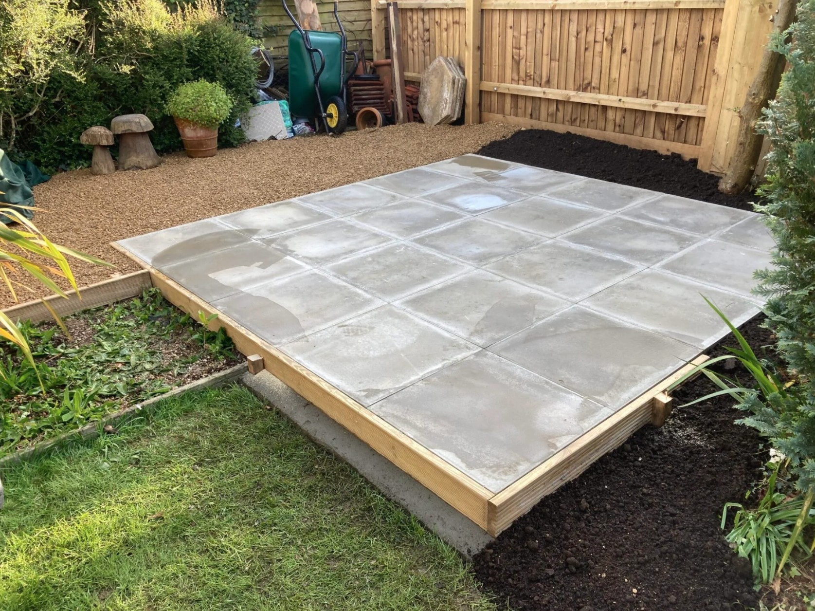 shed concrete foundation option